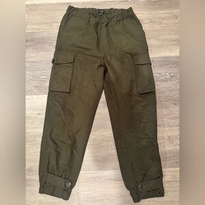 Women's Olive Cargo Pants